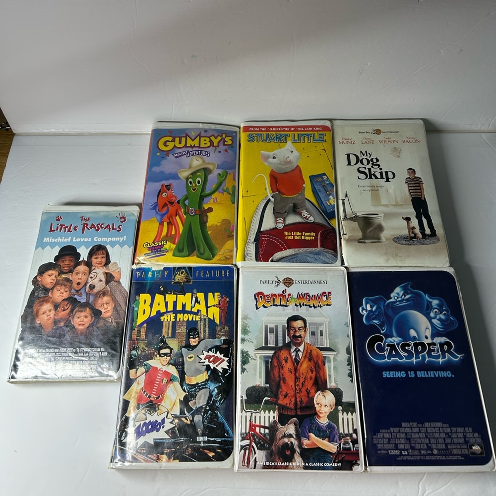 Collection Bundle of 7 Classic Family Movies  VHS Tapes